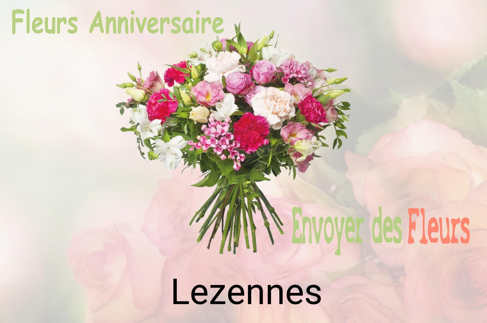 Bouquet de fleurs d’anniversaire livré à Lezennes